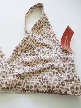 STATE OF DAY -Women's Bralette In Multi Animal Print - L